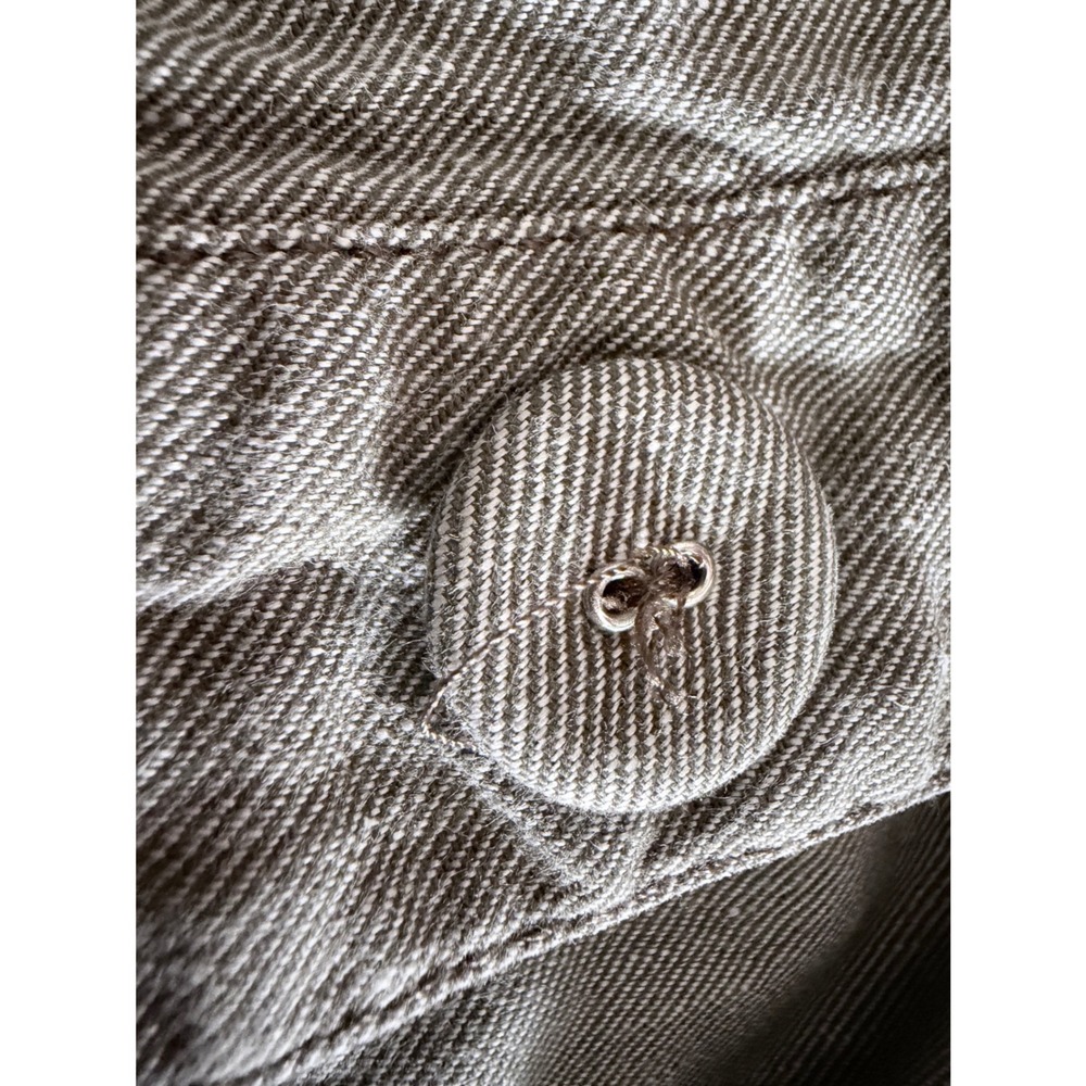 See by Chloé Linen Blend‎ Cropped Jacket 3/4 Sleeve Taupe EU40/US 6–8 - Picture 7 of 9